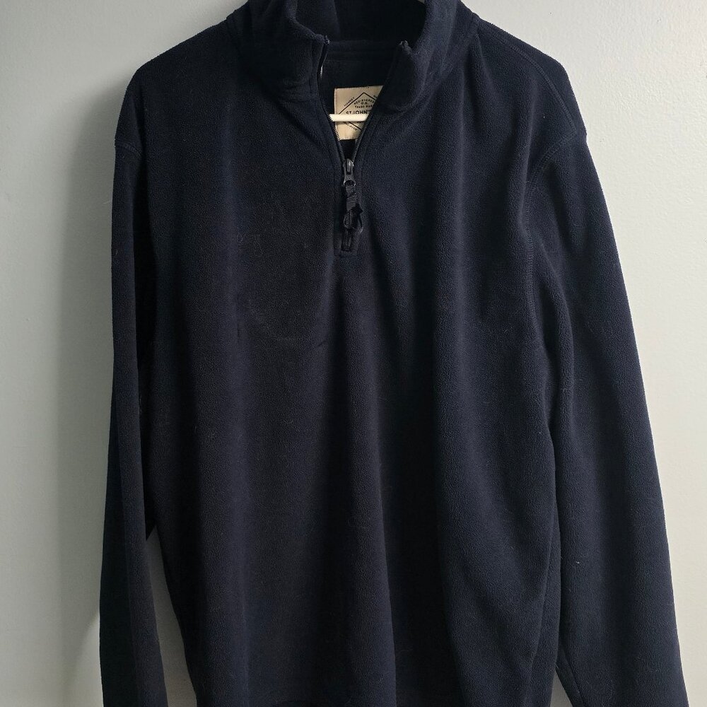 St John's Bay L Navy 1/4 Zip